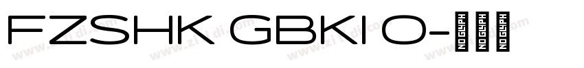 FZSHK GBKI 0字体转换